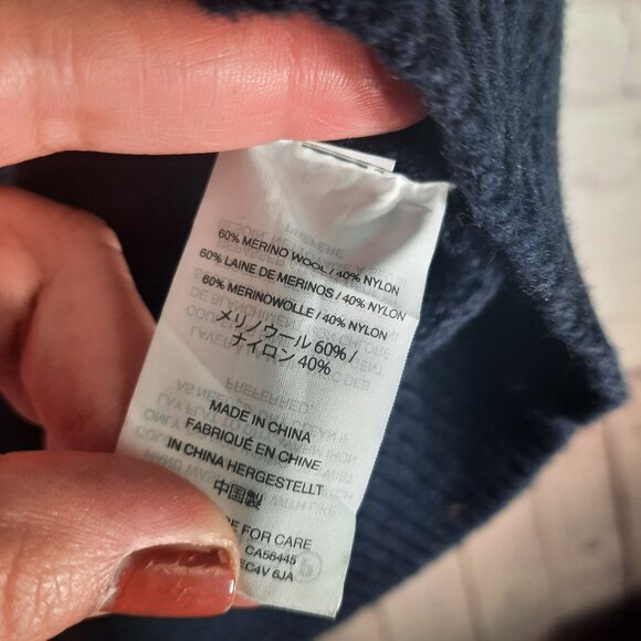 J. Crew Fair Isle Nordic Knit Sweater With Orange & Black Ruffle Sleeve - Picture 10 of 11